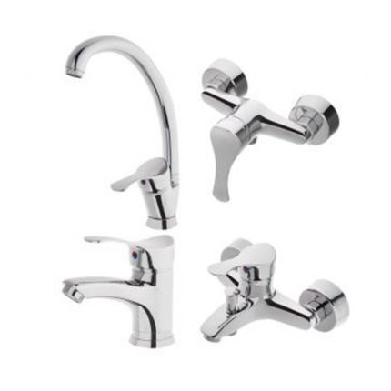 شیرآلات ترموزا مدرن مدل مروارید رنگ کروم