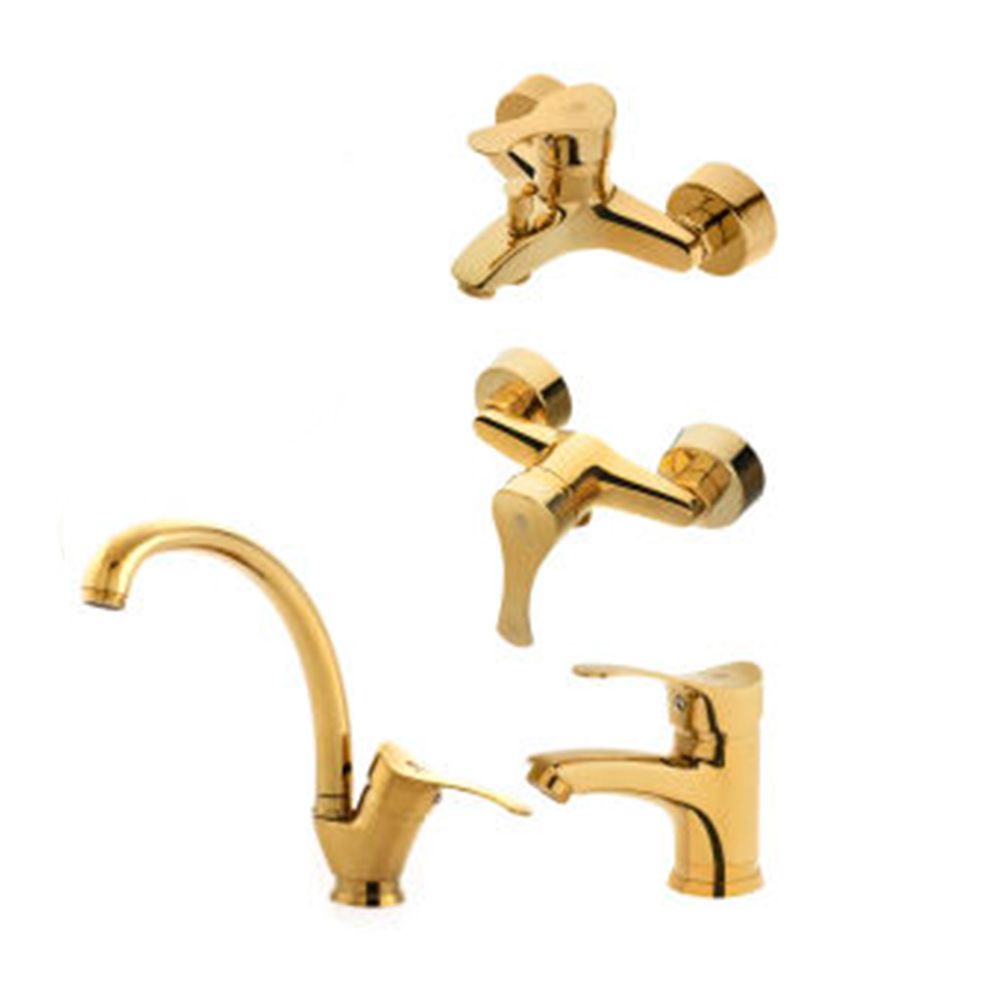 شیرآلات ترموزا مدرن مدل مروارید رنگ طلایی