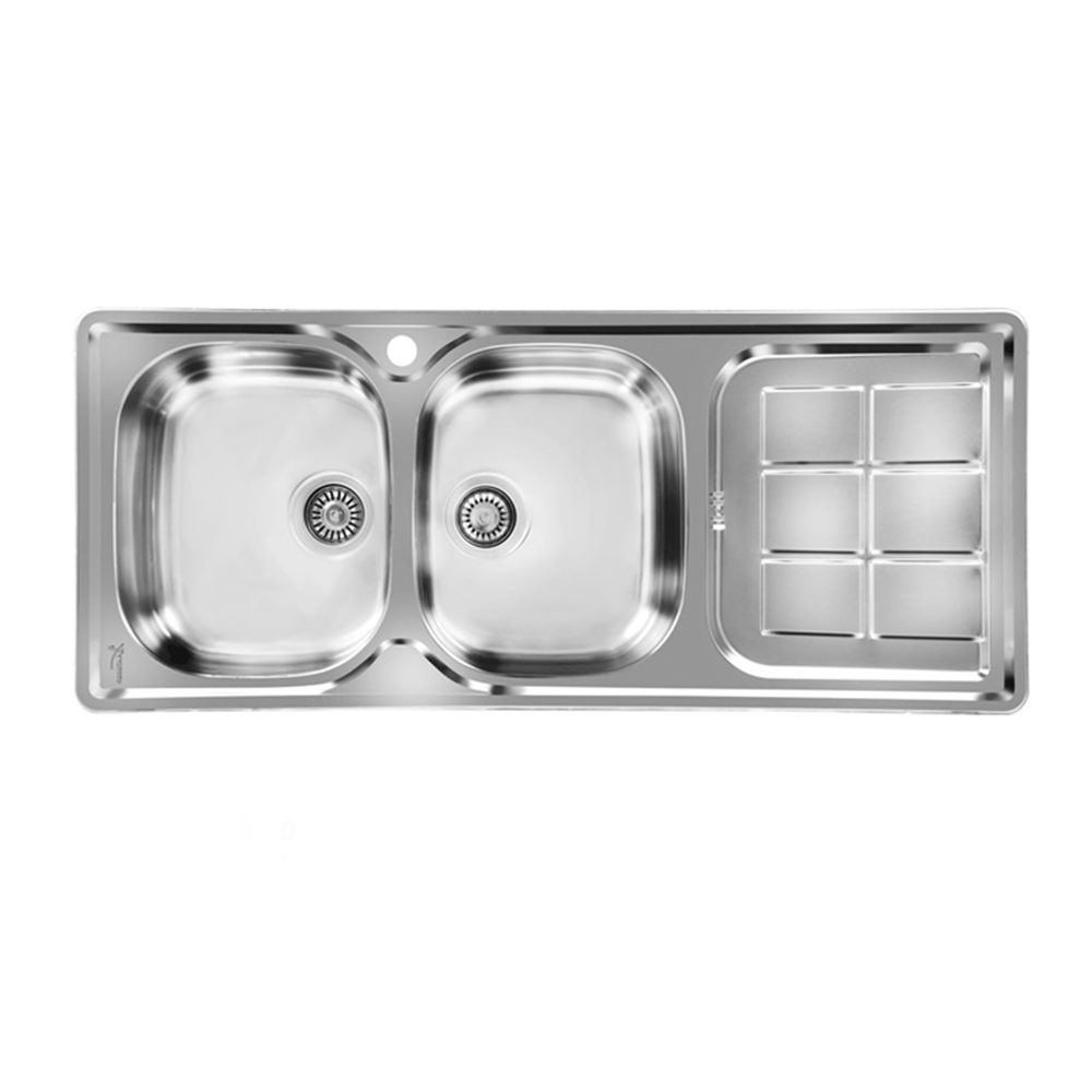 سینک استیل توکار اخوان کد 147