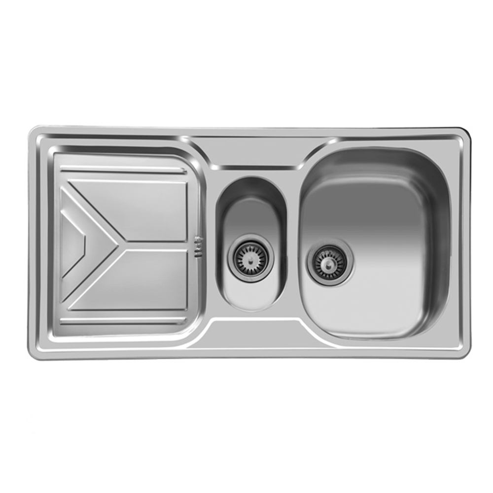 سینک استیل توکار اخوان مدل 157