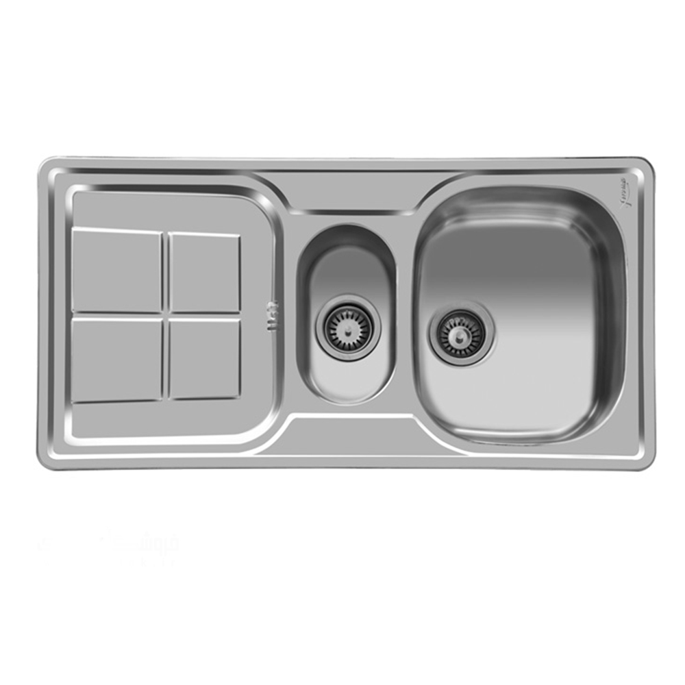 سینک استیل توکار اخوان کد 158