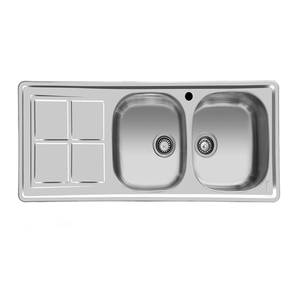 سینک استیل توکار اخوان کد159