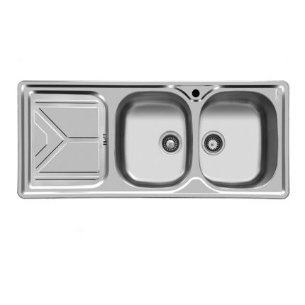 سینک استیل توکار اخوان کد 160