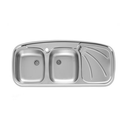 سینک استیل توکار اخوان کد 136(زیرآب کوچک)