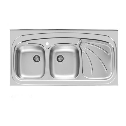 سینک استیل روکار اخوان کد 121-SP