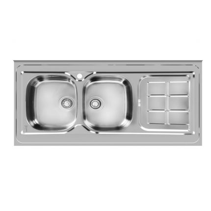 سینک استیل روکار اخوان کد 148