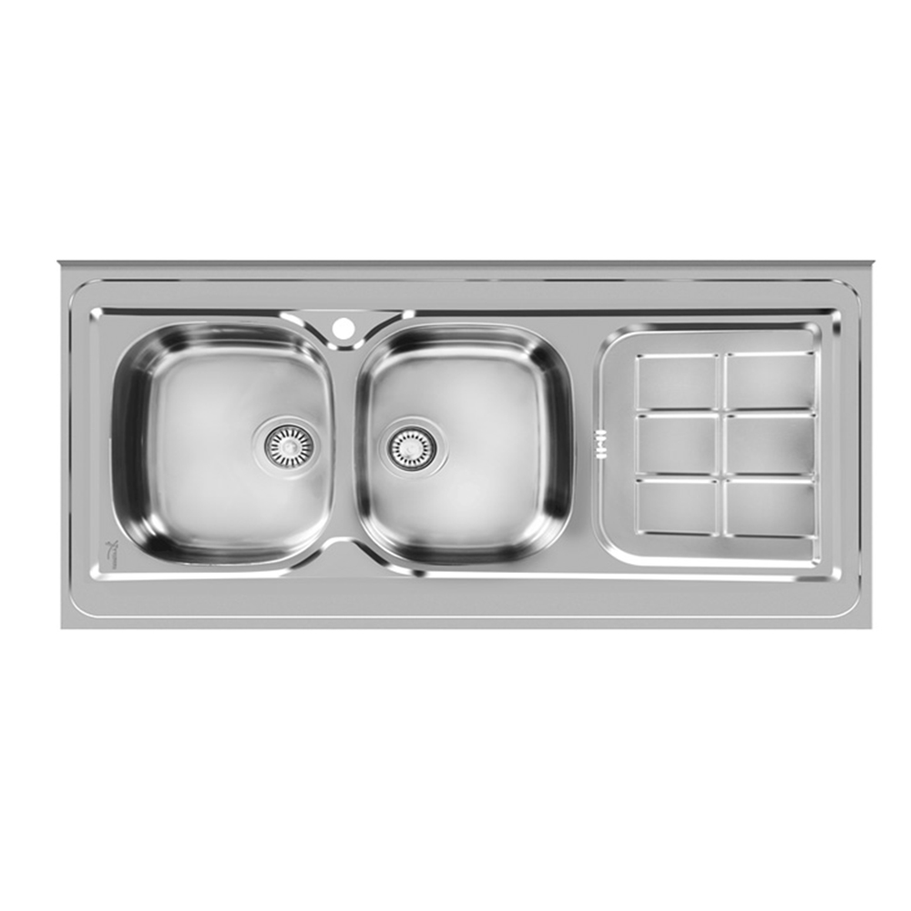 سینک استیل روکار اخوان کد 148