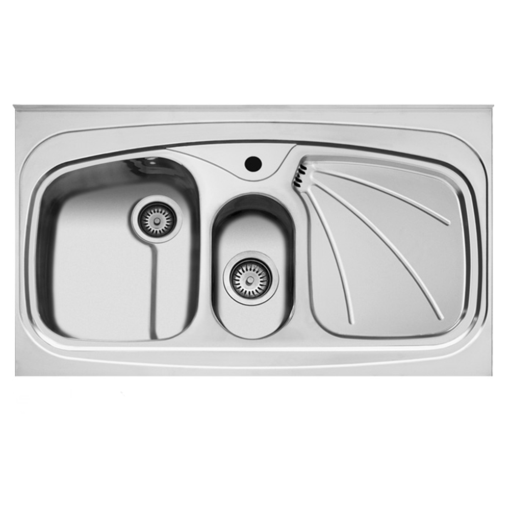 سینک استیل روکار اخوان کد 23