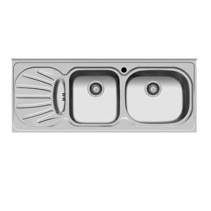 سینک استیل روکار اخوان کد 36