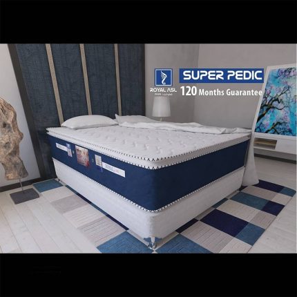 تشک رویال سوپر طبی فنری دونفره 10 سال ضمانت(فنرمیکرو)سایز160*200