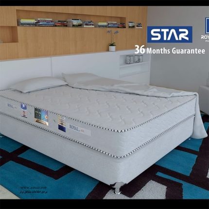 تشک رویال اصل 3 سال ضمانت طبی فنری دو نفره سایز 160*200