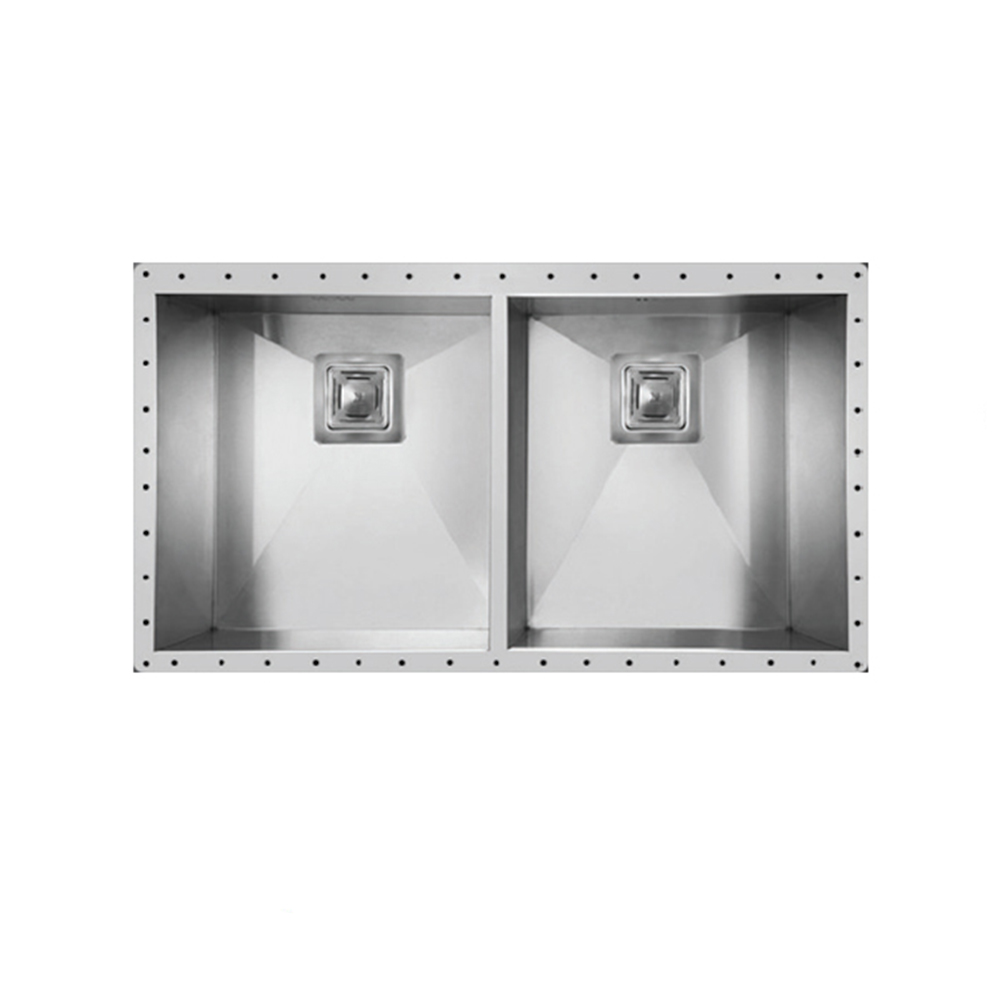 سینک زیر کورین استیل توکار میلان مدل 4016