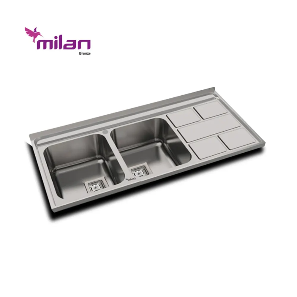 سینک استیل روکار میلان مدل 5011