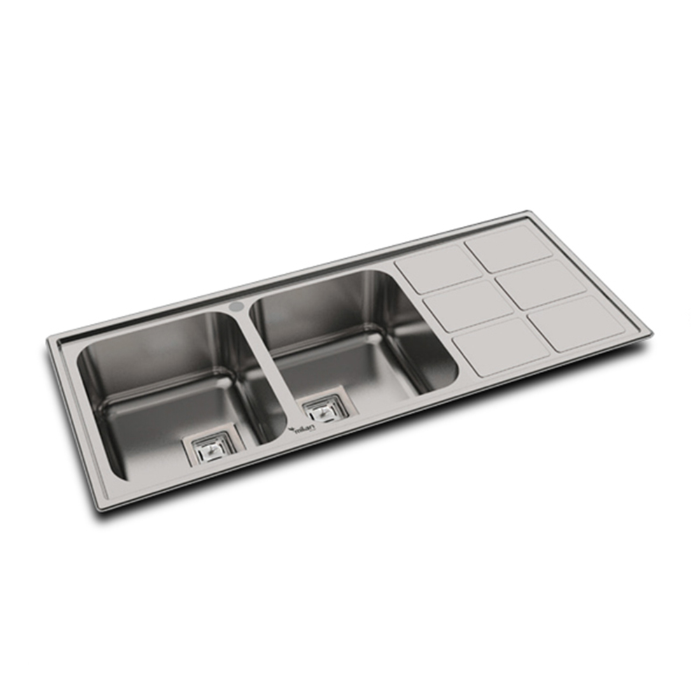 سینک استیل توکار میلان مدل 5012