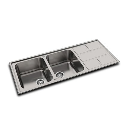 سینک استیل توکار میلان مدل 5016