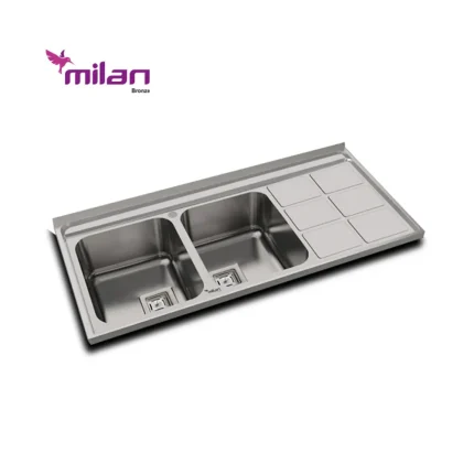سینک استیل روکار میلان مدل 5013