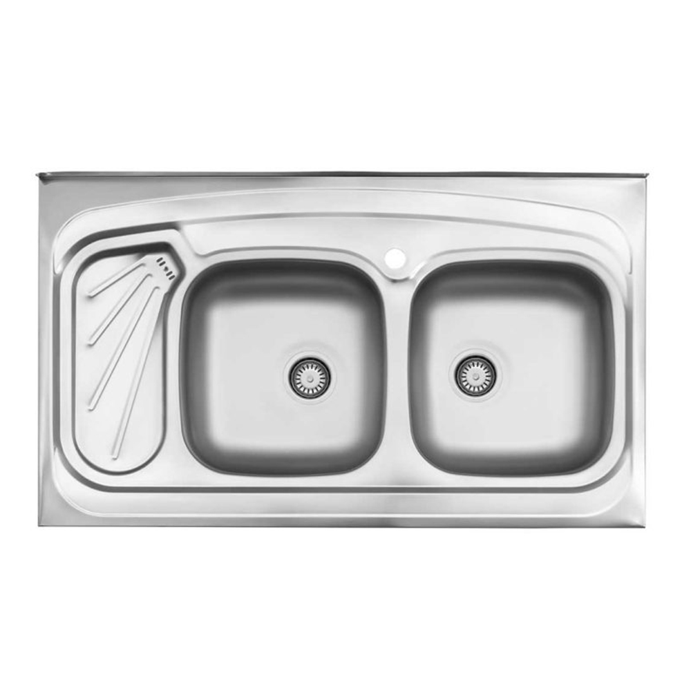 سینک استیل البرز مدل 200 روکار