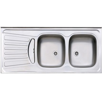 سینک استیل البرز مدل 260 روکار با عرض50