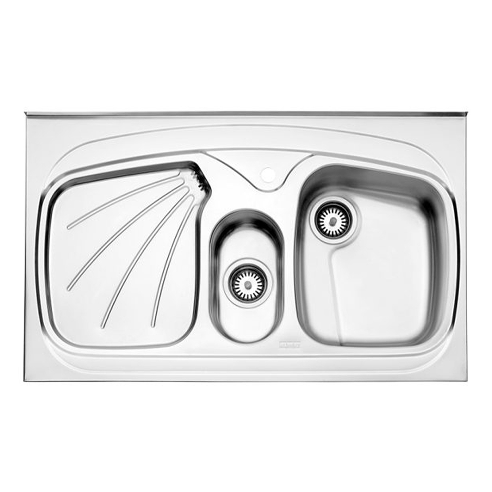 سینک استیل البرز مدل 610 روکار با عرض60