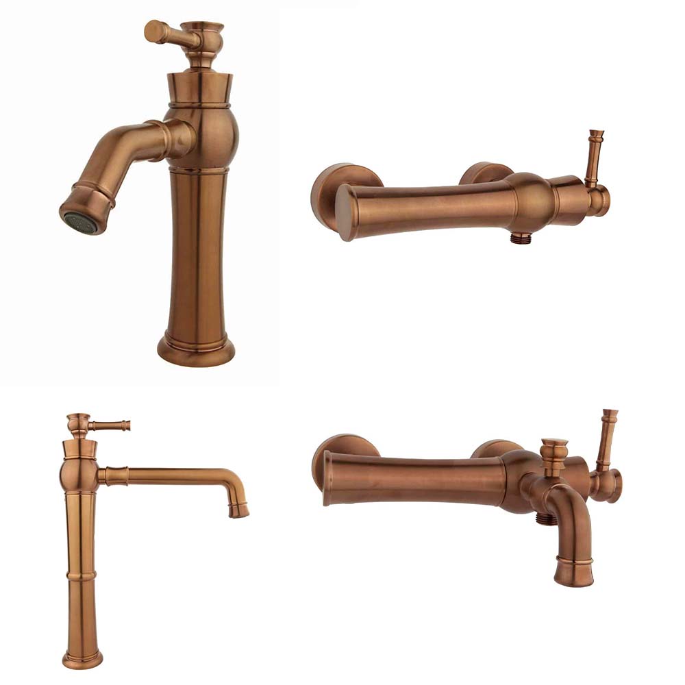 شیرآلات راسان مدل الیزه رزگلد مات