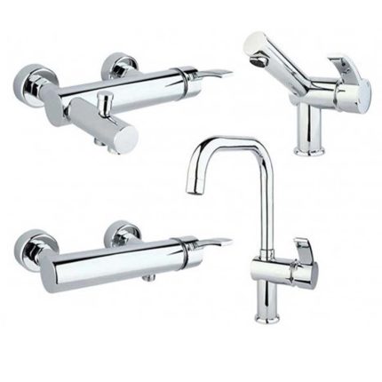 شیرآلات راسان مدل تندیس کروم