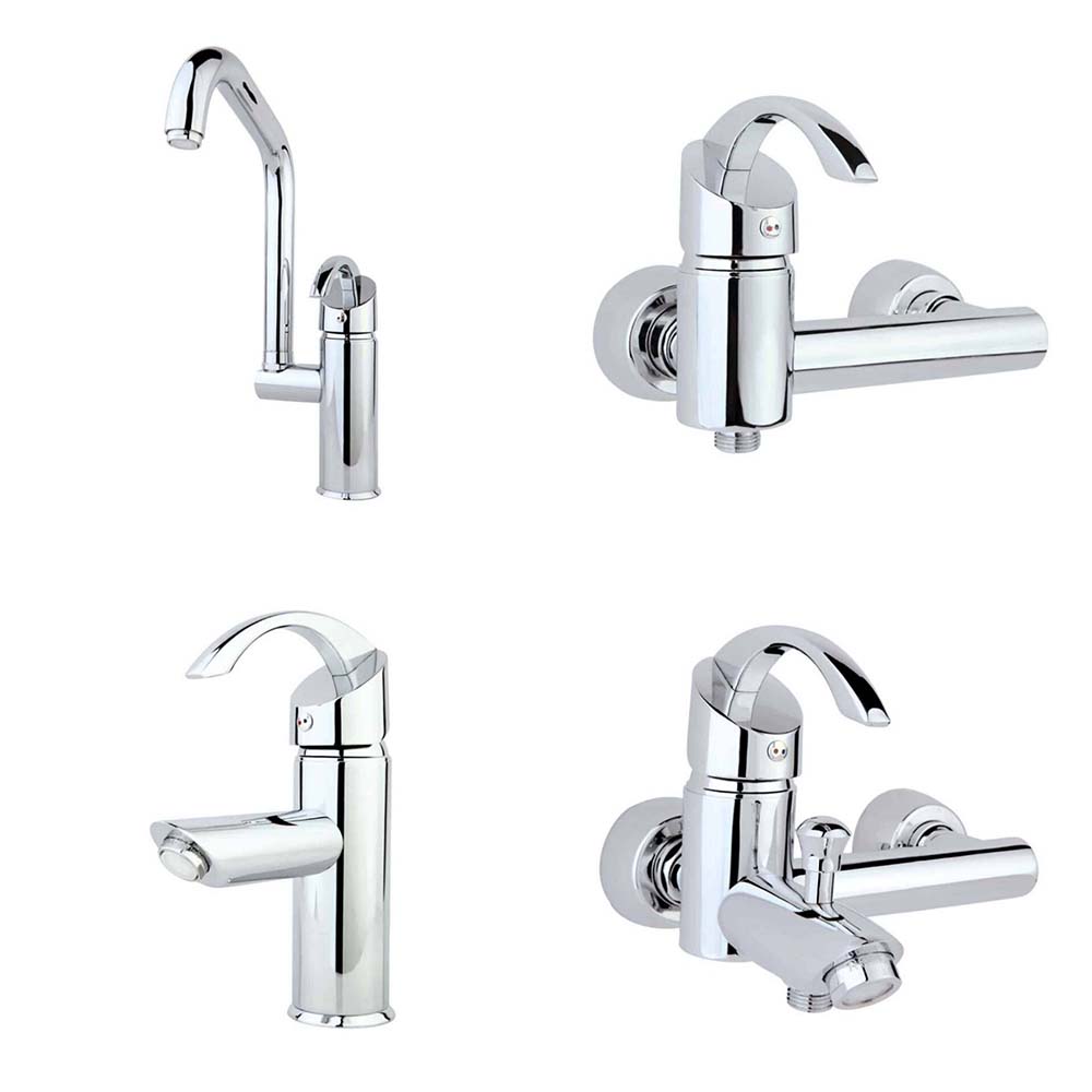 شیرآلات راسان مدل تیتانیوم کروم