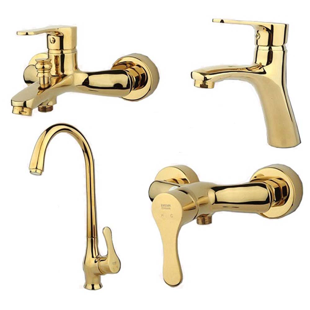 شیرآلات راسان مدل صدف طلایی