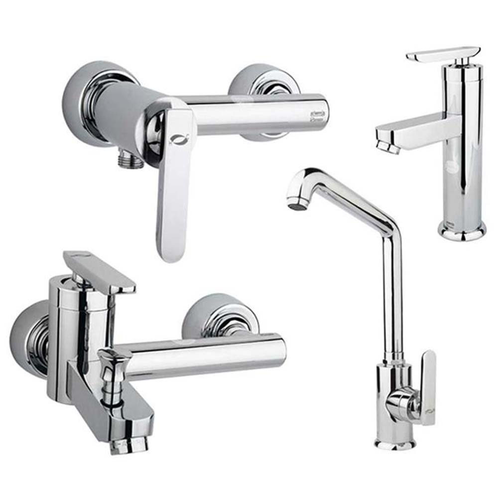 شیرآلات راسان مدل فلورا کروم