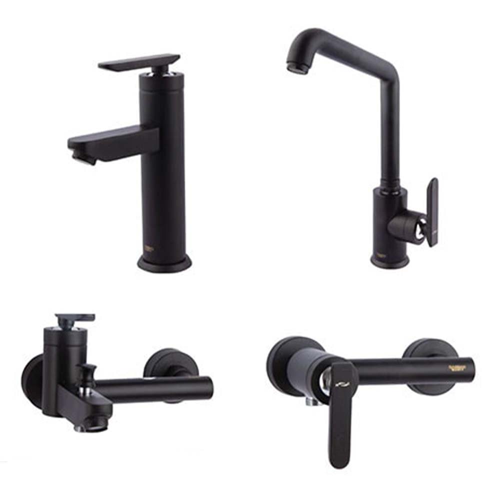 شیرآلات راسان مدل فلورا مشکی