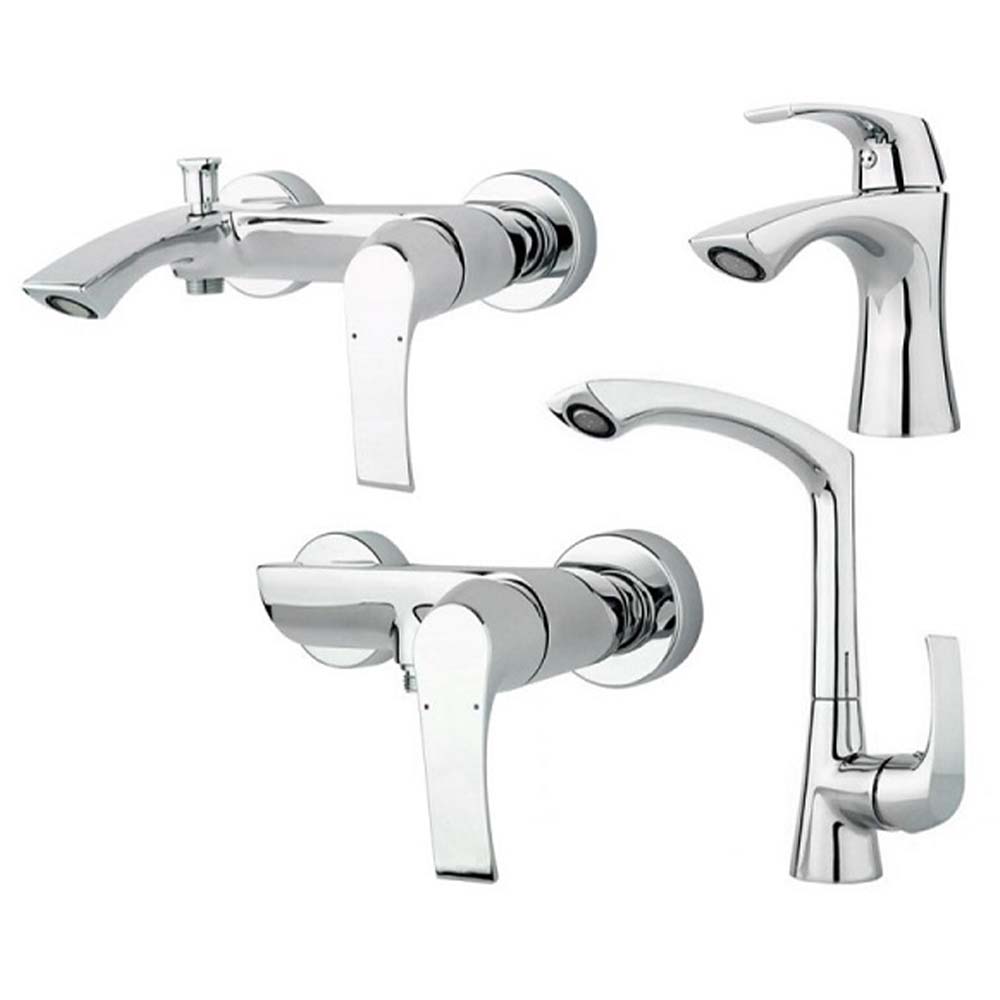 شیرآلات راسان مدل لوتوس کروم