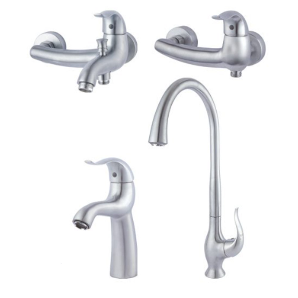 شیرآلات راسان مدل اکتاو کروم مات