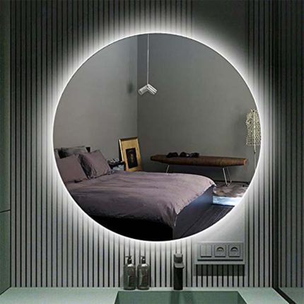 آینه بک لایت قطر 60 سانتیمتر مدل D600