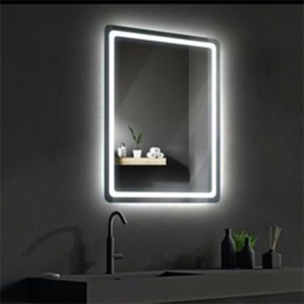 آینه بک لایت و رینگ لایت مستطیل 50 *70 سانتیمتر مدل M5070-SM