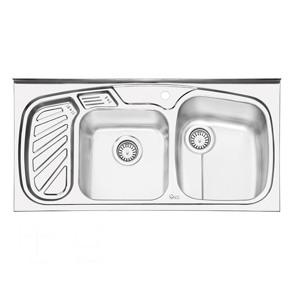 سینک ایلیا استیل مدل 1020 روکار