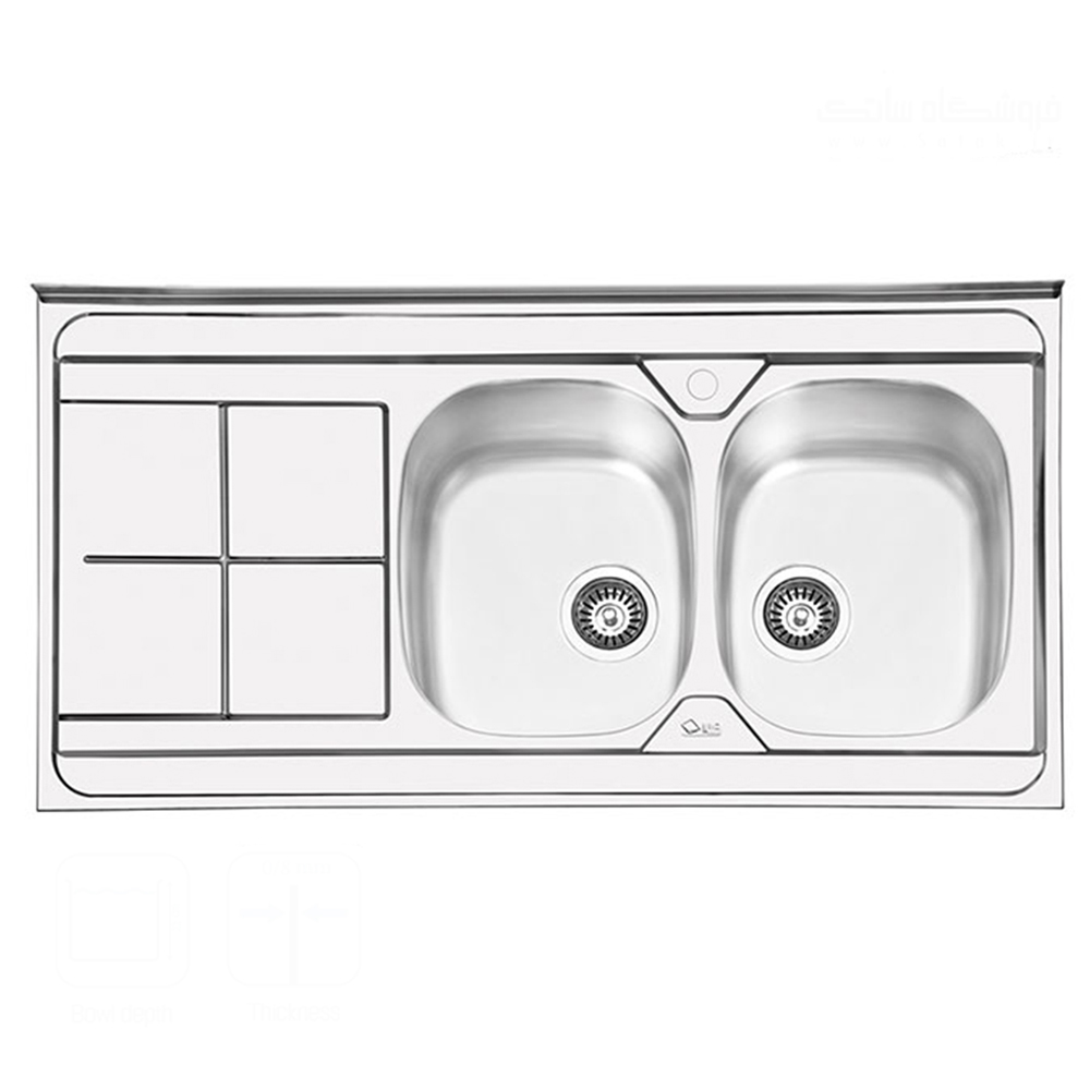 سینک ایلیا استیل مدل 1041 روکار