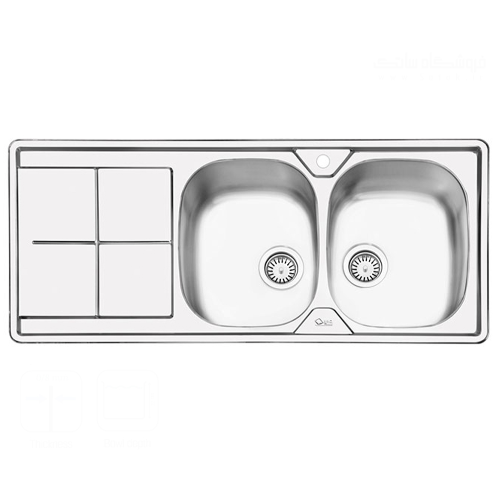 سینک ایلیا استیل مدل 2041 توکار