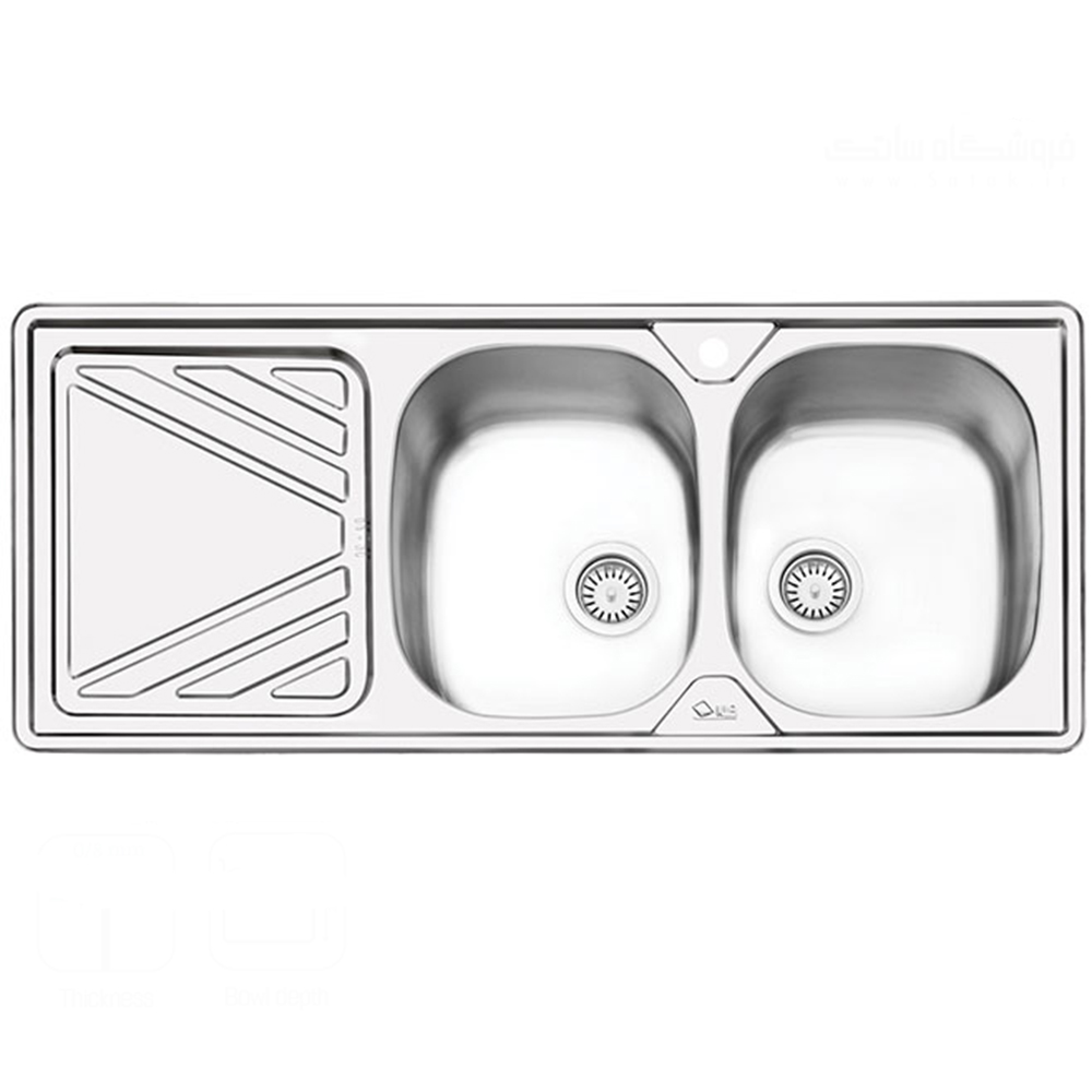 سینک ایلیا استیل مدل 2028 توکار