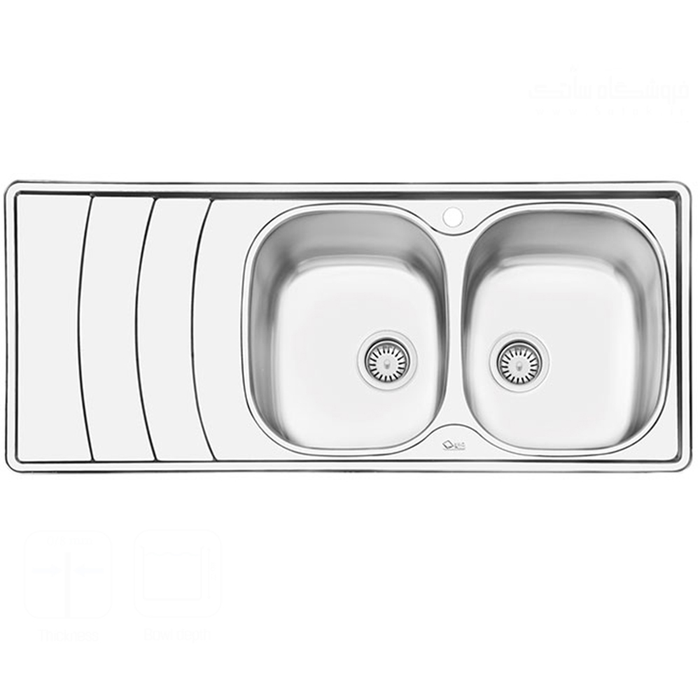 سینک ایلیا استیل مدل 2044 توکار