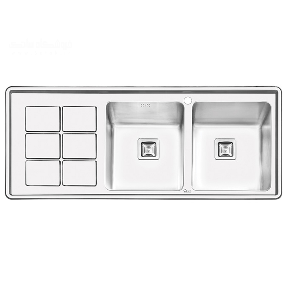 سینک ایلیا استیل مدل 2064 توکار