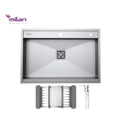 سینک باکسی میلان مدل 4075-s02(پله دار)