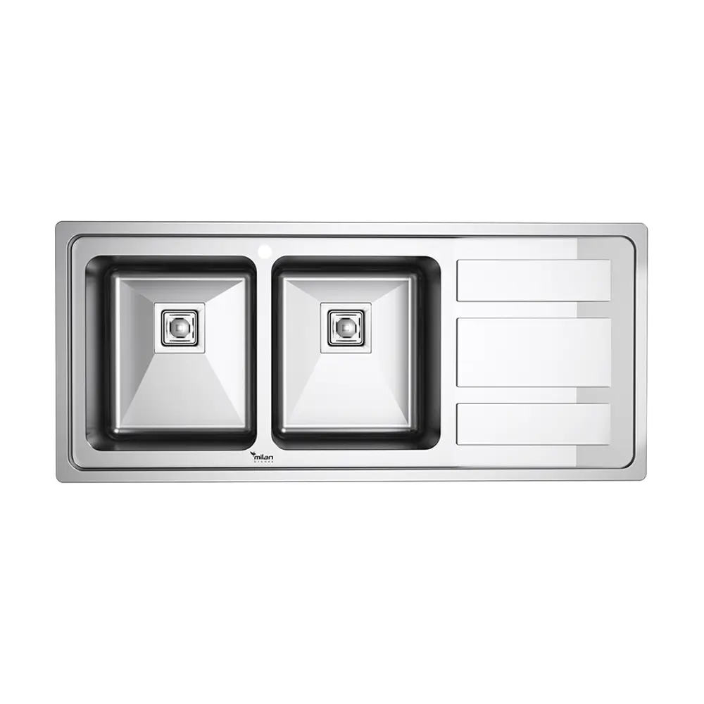 سینک ظرفشویی توکار 9010 میلان برنز